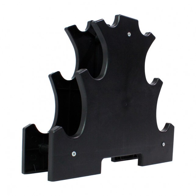 Pack soporte y mancuernas de vinilo de Riscko