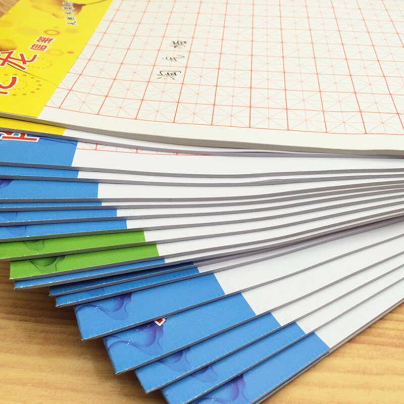 20 books/lot Chinese character exercise book grid practice blank square paper Chinese exercise workbook .size 6.9*9 inch