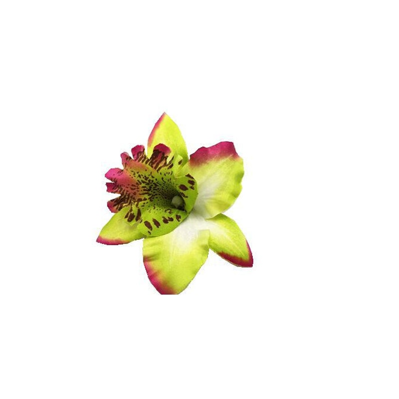 Free Women Summer Bohemia Beach Thai Lily Orchid Flower Hair Clip Bridal Wedding Headwear Ornaments Accessories