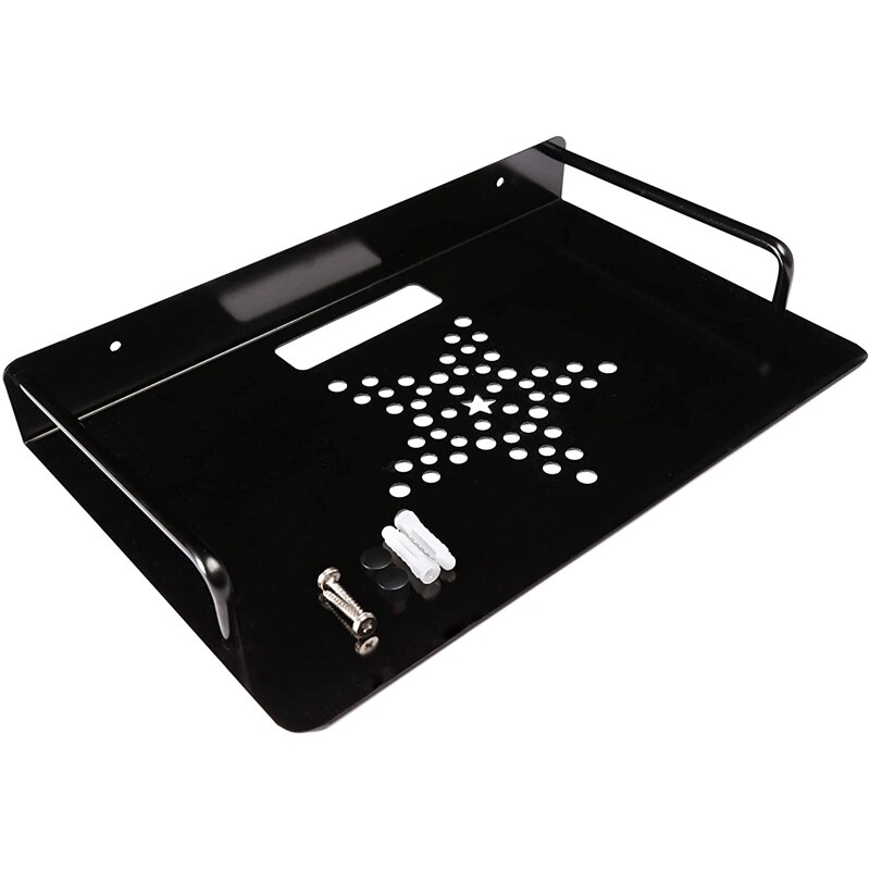 Dvd Muurbevestiging Plank Beugel, Aluminium Muurbevestiging Plank Beugel/Houder/Stand Voor Tv Box, router, Mini Pc, Tv Accessoires