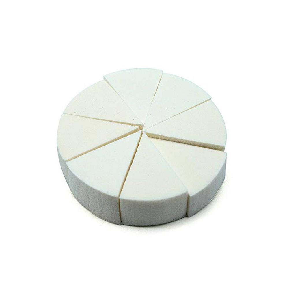 10 Pc Makeup Velvet Sponge Foundation Sponge Blender Blending Cosmetic Puff Triangle Soft Water Sponge Puff Make Up