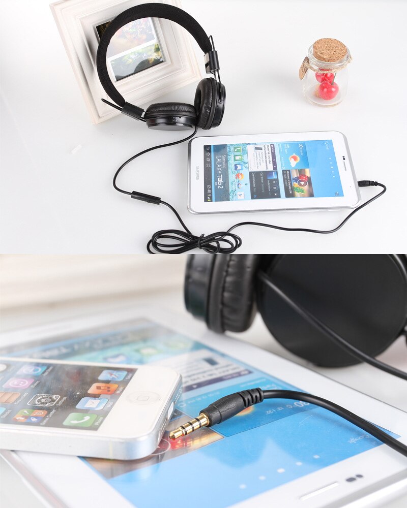 EP05 Foldable Headphone Children Headsets Portable Wired Headphone Stereo Bass Kids Headphones With Microphone Music Earphones
