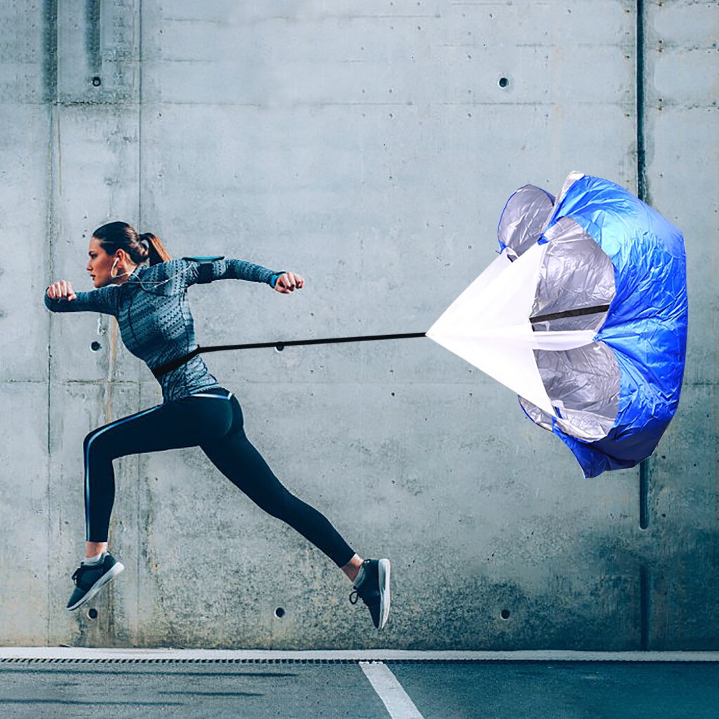 Speed Resistance Training Parachute Running Chute Voetbal Speed Belemmeringshelling Fysieke Training Apparatuur Parachute Paraplu: BU