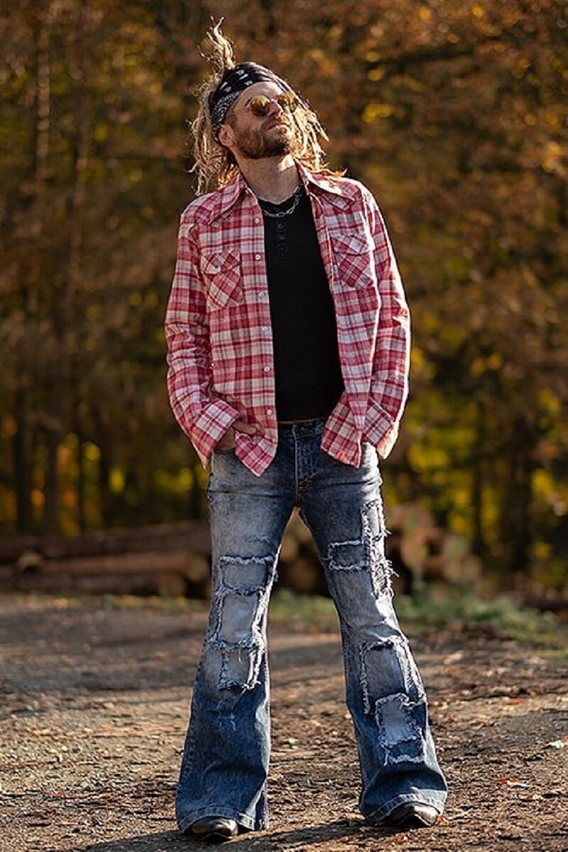 Spijkerbroeken-pantalones holgados para hombre, – Grandado