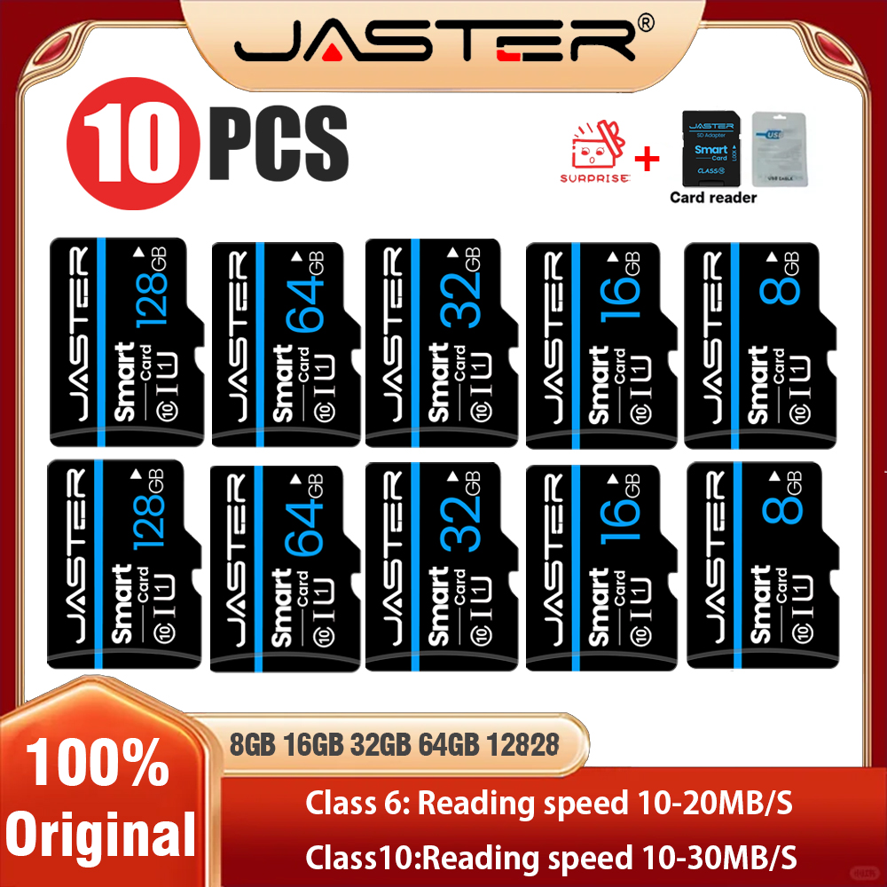 10PCS Flash Memory Card 4GB 8GB 16GB 32GB 64GB High Speed TF/SD Card 128GB Memory Cards for Tablet/Phone for Digital Devices