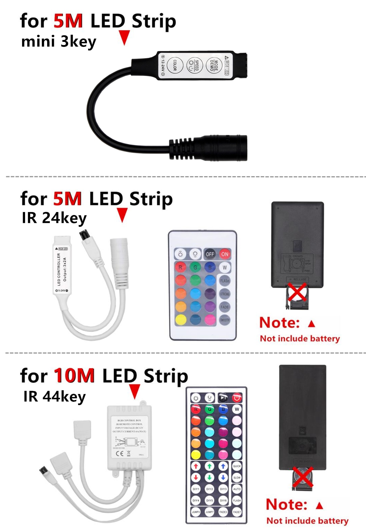 Rgb Led Strip Waterdicht 2835 5M 10M DC12V Fita Led Light Strip Neon Led 12V Flexibele Tape ledstrip Met Controller En Adapter