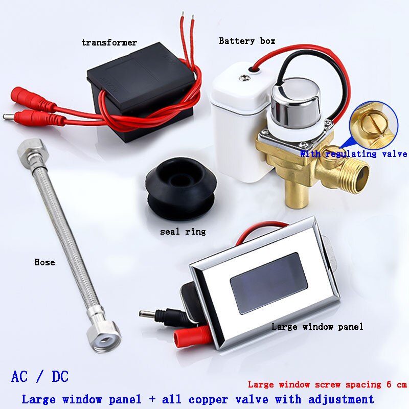 Urinoir Sensor Accessoires Infrarood Full-Automatische Geïntegreerde Urinoir Emmer Wc Urine Pocket Spoelen Apparaat Magneetventiel: MK16