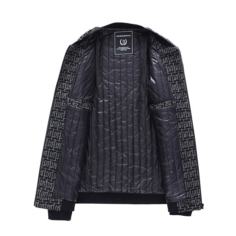 Brand Winter Compact Quilted Men Casual Parka Coats Windbreaker Streetwear Jacket Men Clothes