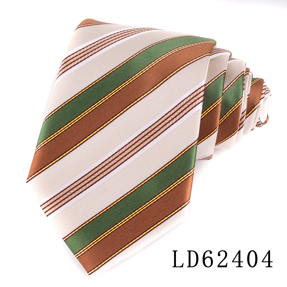 Classic Stripe Ties For Men Women Brown Color Neck Tie For Party Business Paisley Suit Neckties Wedding Neck Tie For Groom: army green