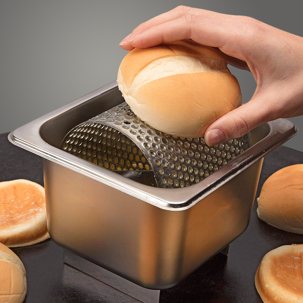Rueda de mantequilla para untar uniformemente, dispensador de mantequilla derretida de acero inoxidable, rodillo de mantequilla, Gadgets de cocina, herramienta de hamburguesa americana