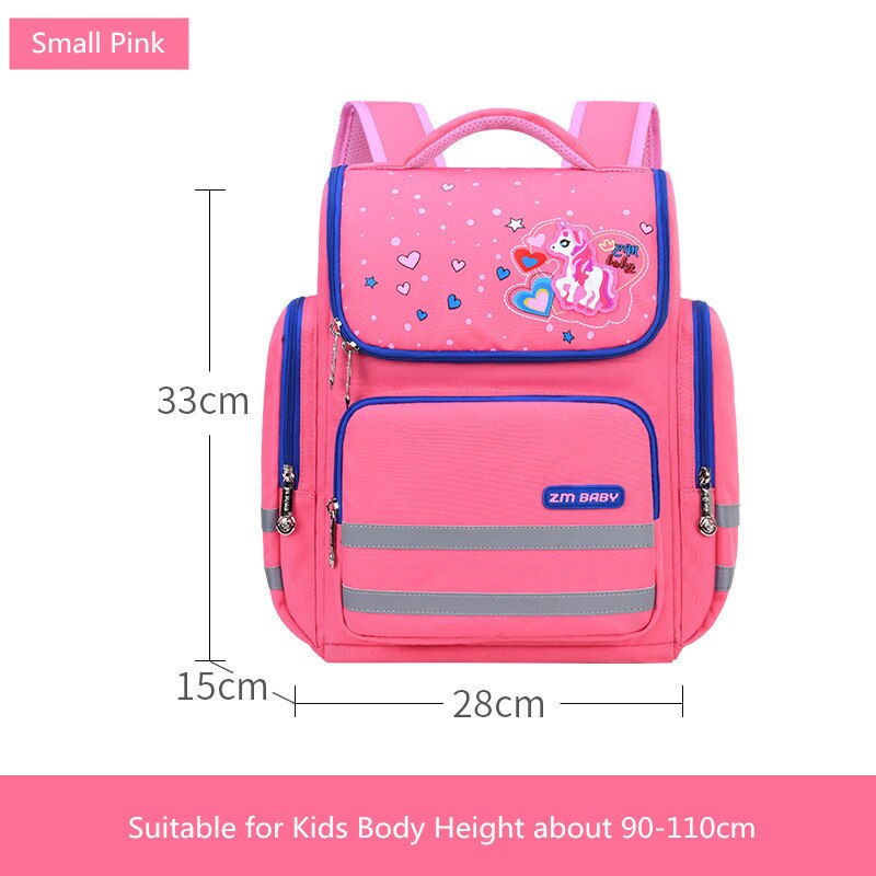 OKKID, mochilas escolares para niños, mochila escolar de primaria para niños, bonita bolsa de libros para niños, para niños, pequeña mochila de guardería,: small pink