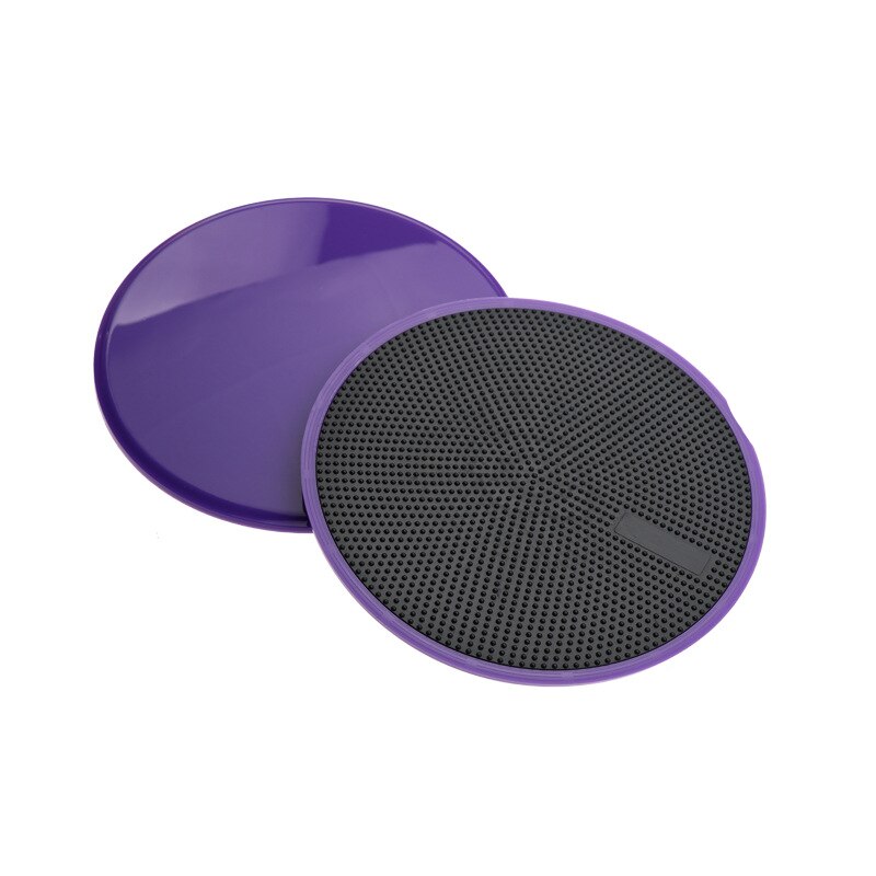 1 Paar Sliding Slider Zweefvliegen Discs Dubbelzijdig Core Sliding Discs Yoga Afslanken Abdominale Core Training Oefening Apparatuur: Purple