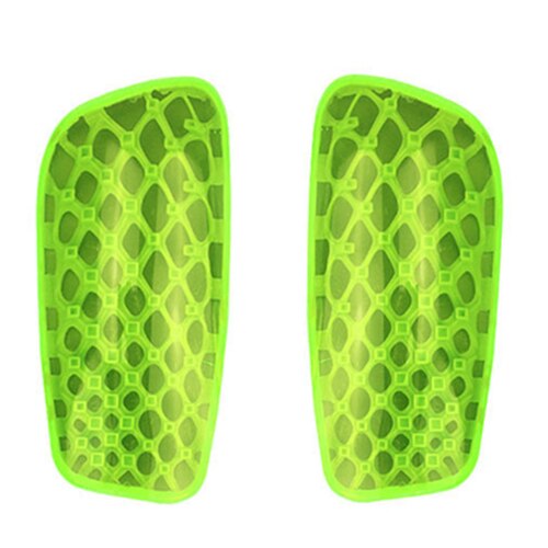 Di alta Qualità Super Light di Calcio Shin Guard 2020 Nuovo Arrivo Gamba Protezione di Stinco di Calcio Pastiglie Supporto Personalizzato Calcio Parastinchi: green