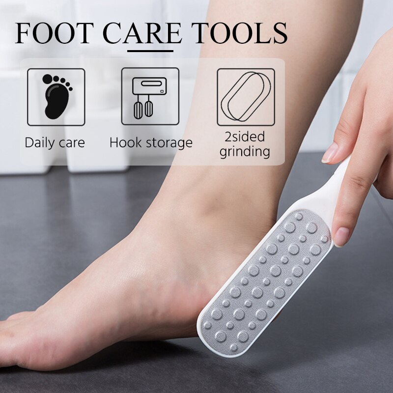 Foot Rasps Foot File Callus Remover Foot Care Tool Stainless Steel Scraper Double Sides Dead skin Pedicure Grater