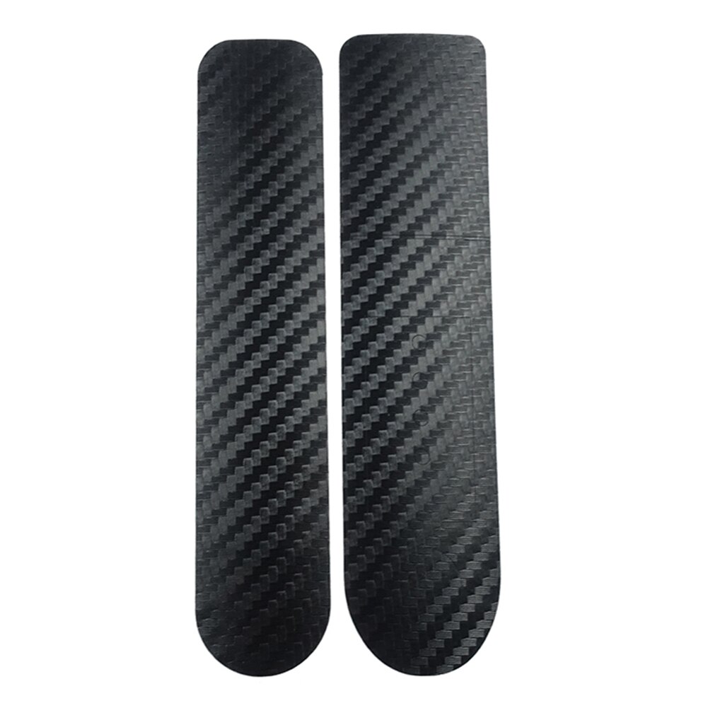 2pcs Carbon Fiber Accelerator Sticker Display Waterproof Protective Film Decals for M365 1S PRO PRO 2 Scooter: Black