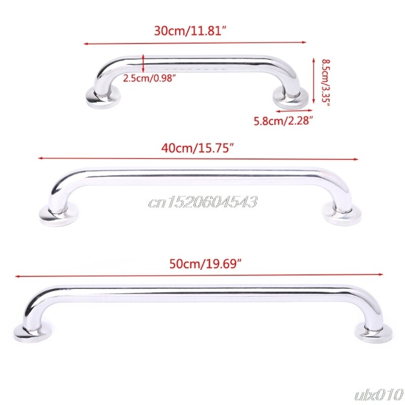 Rustfritt stål 30/40/50cm badekar toalett håndløper takstang dusj sikkerhetsstøtte håndtak håndklestativ  g08 whosale