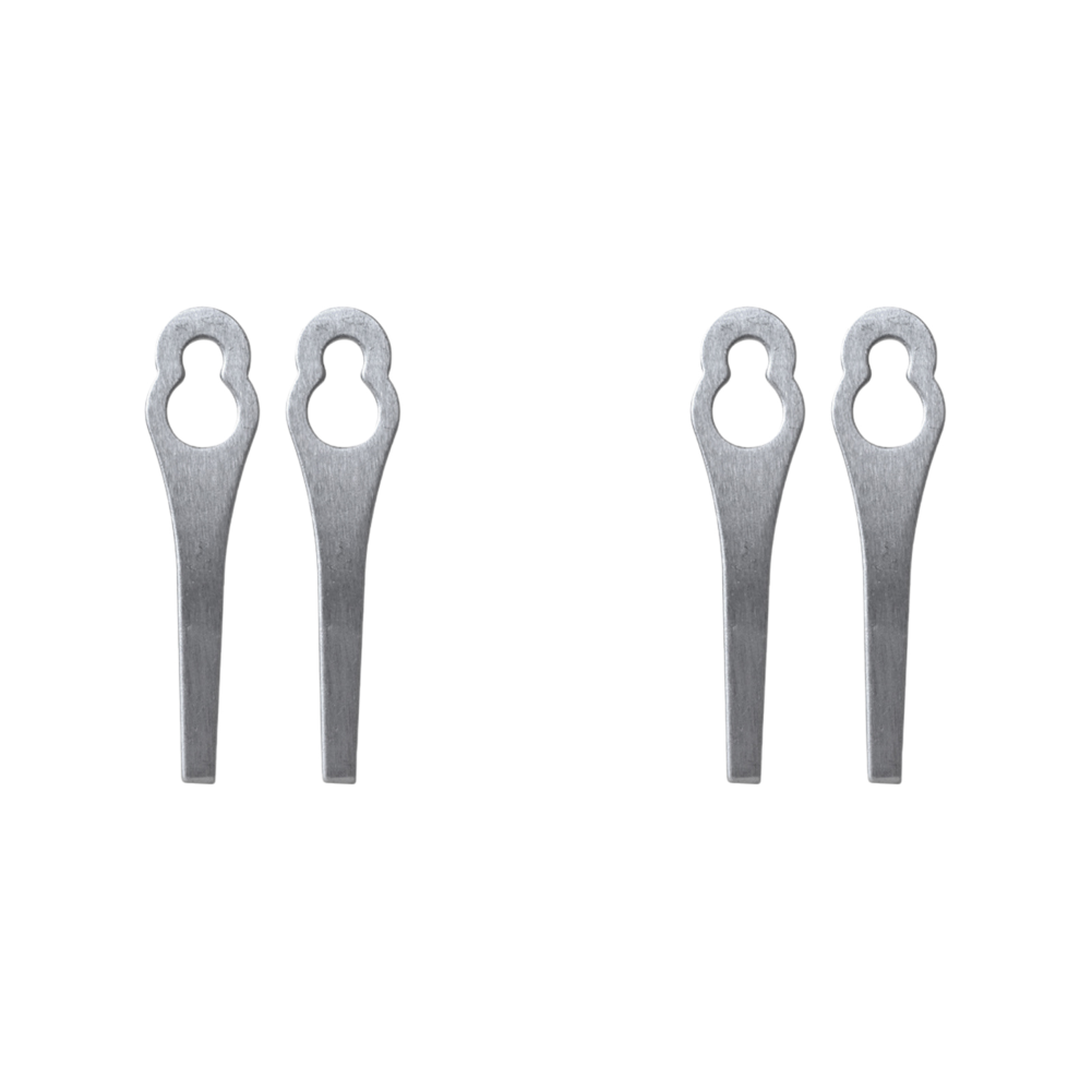 Cuchillas para cortacésped, cabezal de corte de césped de Metal, cuchillas para máquina cortadora de césped, accesorios para herramientas de jardinería, 15-2 uds.: Oro