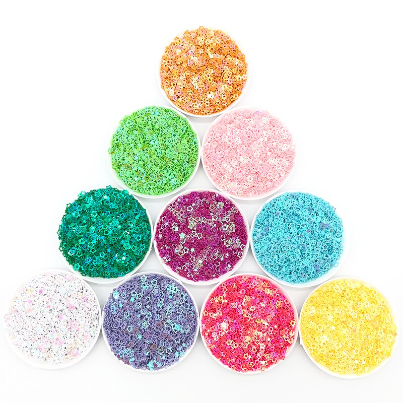 20 G/zak Losse Pailletten Pailetten Naaien Craft Pvc Platte Vijfpuntige Ster Nail Art Manicure/Bruiloft Decoratie Confetti