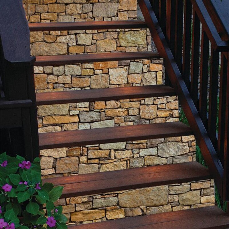 1PC 18*100CM DIY Stair sticker Home office Shop Decoration Wall Sticker