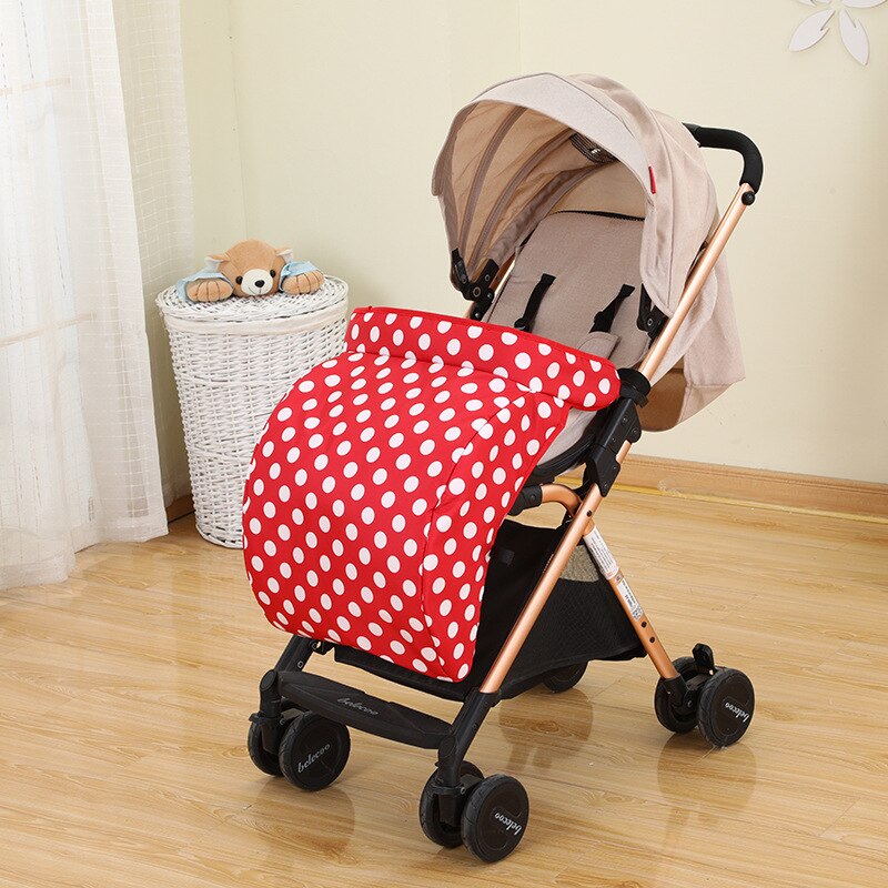Baby Stroller Warm Foot Cover Children's Quilt Universal Stroller Pad Plus Cotton Thickening Autumn Winter Stroller Accessory: A