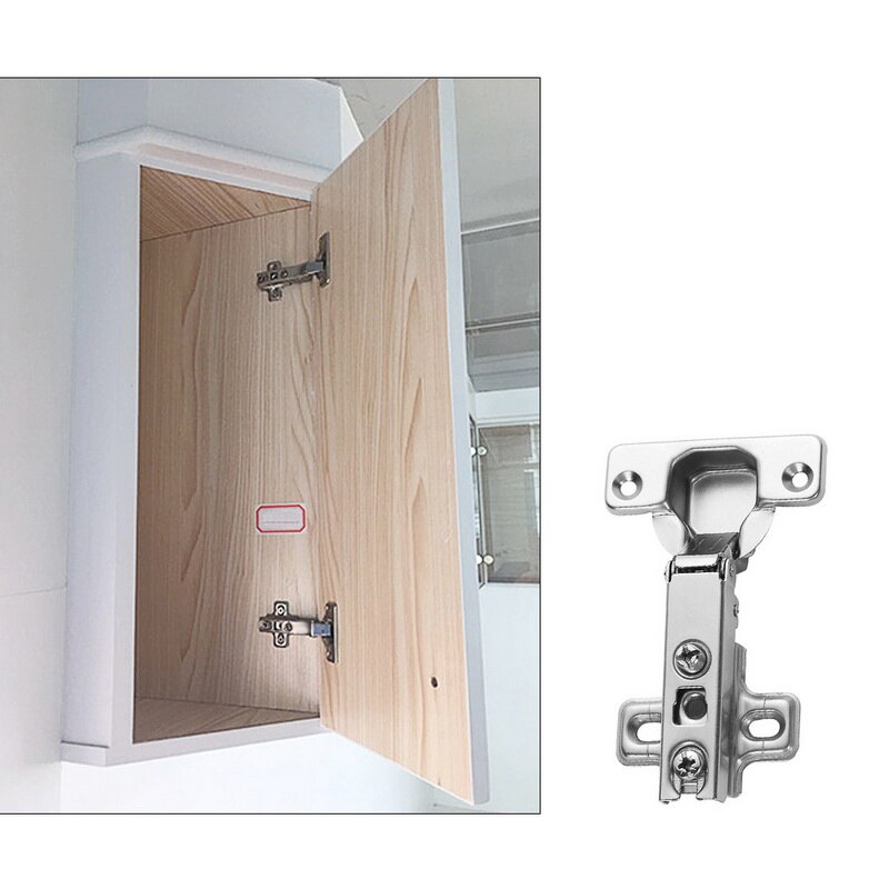 Stainless Steel Cabinet Hinge Door Hydraulic Hinges Damper Buffer Soft Close For Cabinet Cupboard Furniture Hardware Accessories