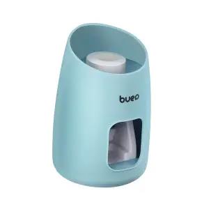 Automatic toothpaste squeezing device set wall hanging free punching toothpaste toothbrush rack toothpaste rack lazy squeeze art