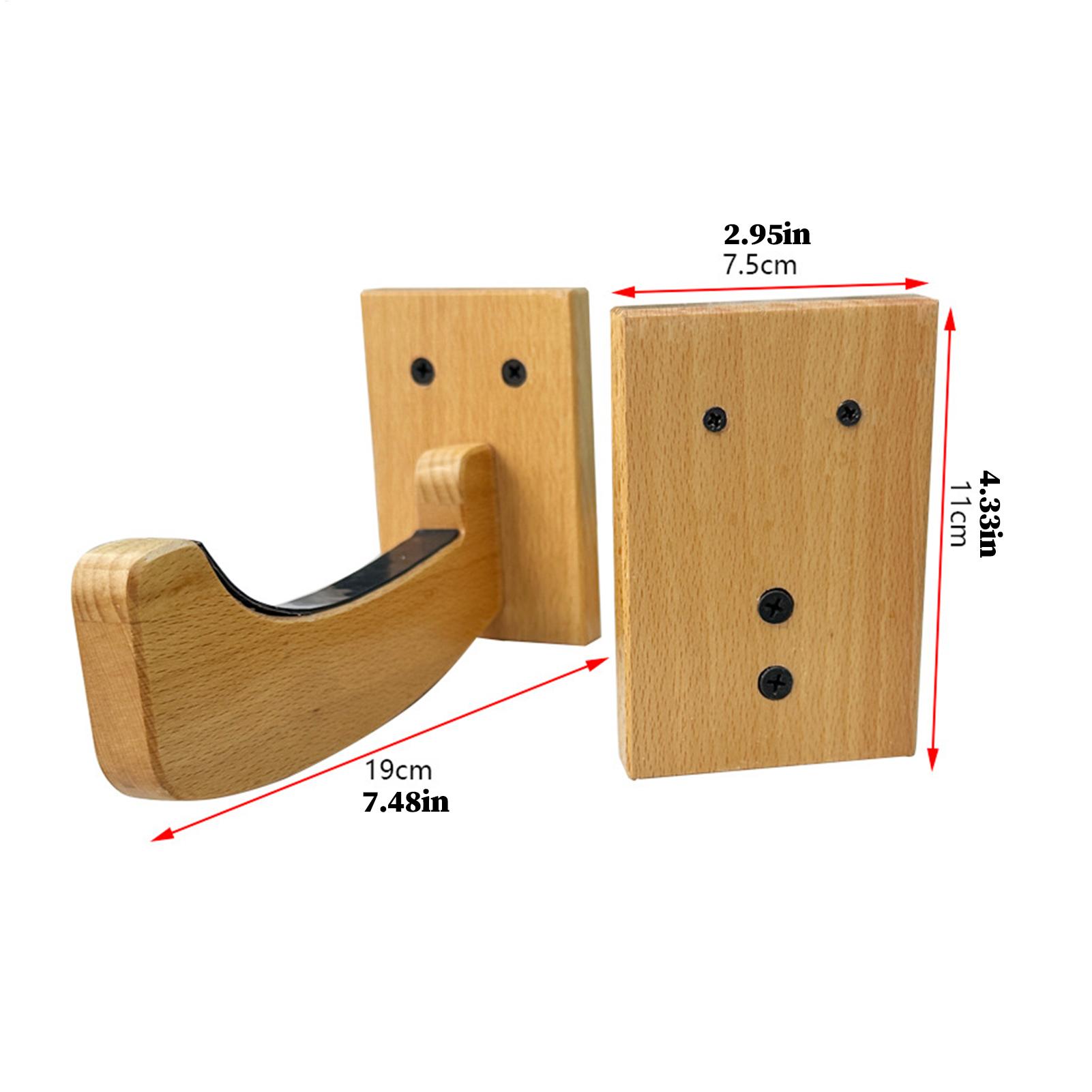 Väggmonterad surfbrädeställ i trä för skid- och snowboardförvaring för inomhus- och utomhusgarage, uteplats och strandhus