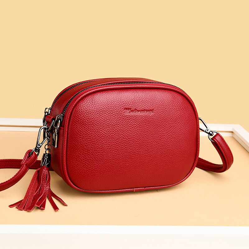 Tassel Tassen Voor Vrouwen Luxe Handtassen Vrouwen Lederen Crossbody Tassen Mini Schoudertassen Bolsa Fe