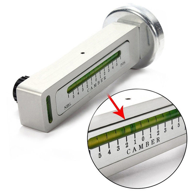 1pc Adjustable Magnetic Wheel Alignment Level Magnetic Level Gauge Camber Adjustment Tool Magnet Positioning Tool