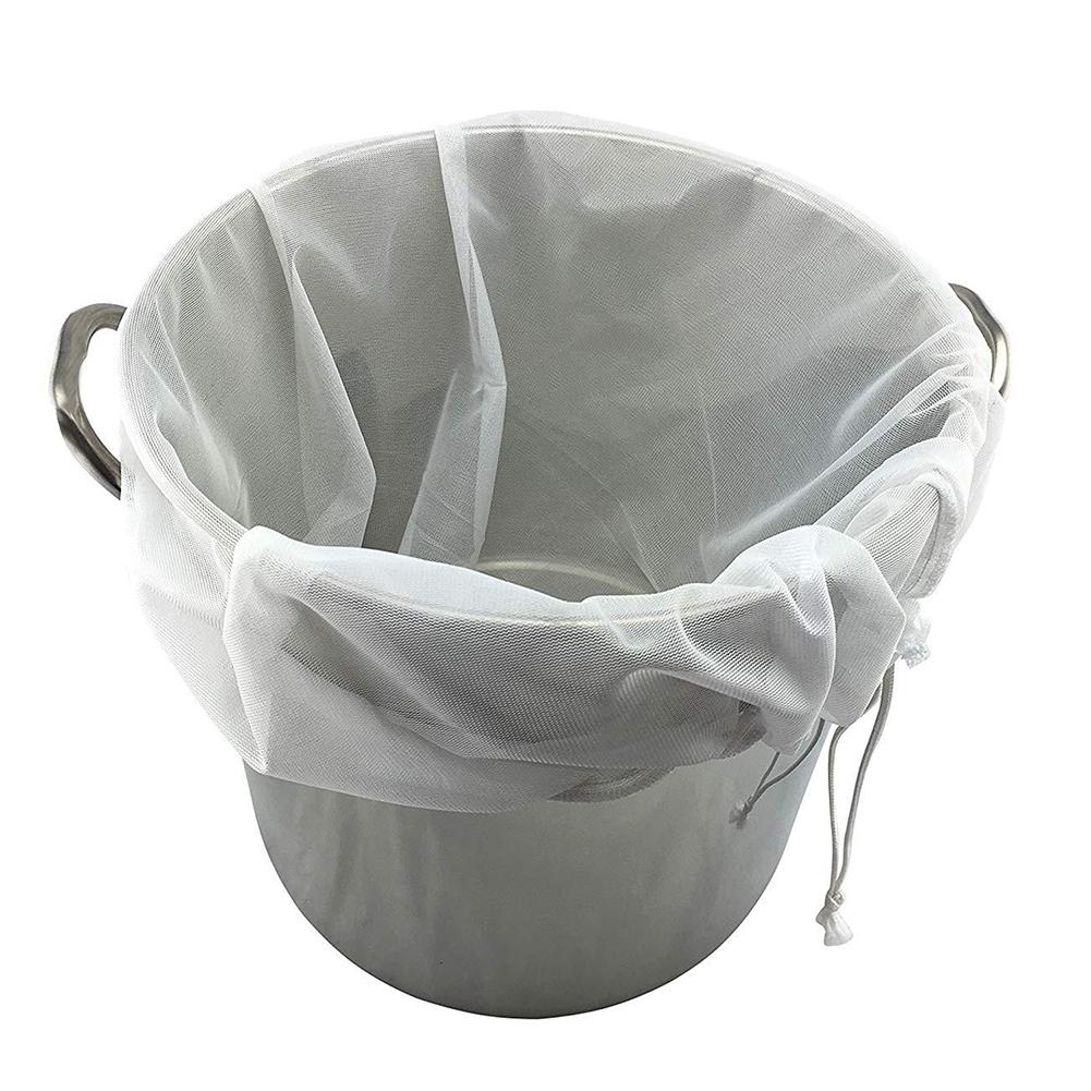 Filtre en Nylon de alimentaire | 2 pièces, Mesh alimentaire, sachet pour brassage à la maison, bière, vin rouge, riz, jus de vin, lait de soja thé 26x22 pouces 40p: Default Title