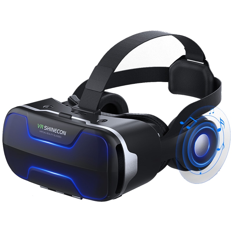 VR Shinecon 3 D Casque Viar protection des yeux lunettes 3d Casque de réalité virtuelle Casque lunettes verres augmentés pour téléphones 3dglasse