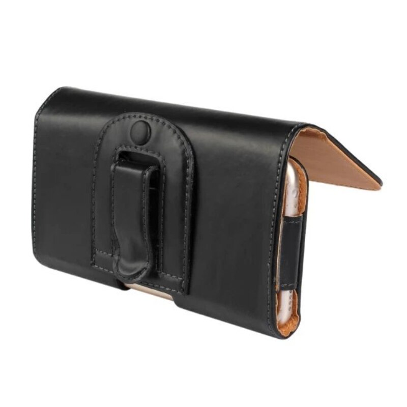 Universele Riem Pouch Clip Hip Loop Case Voor 6-6.3 ''Telefoon Cover Pu Leather Uk Glossy Pu Leer riem Clip Holster Case Pouch