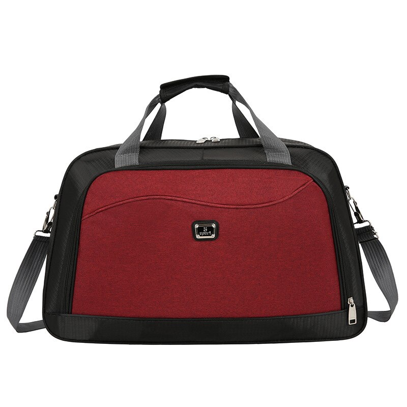 Wasserdichte reisetasche, business-tasche mit großem fassungsvermögen, wochenend-reisetasche, multifunktionale wochenend-sporttasche, tragbares gepäck, handtasche: Rot