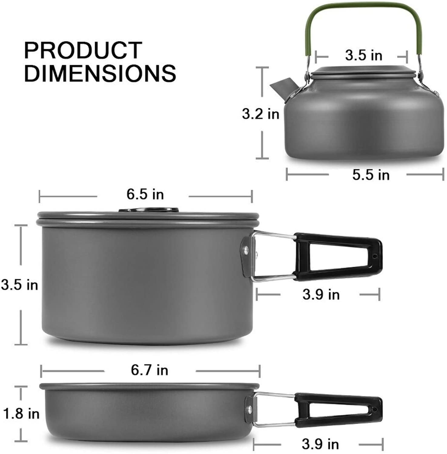 Ultra-licht Aluminium Legierung Camping Kochgeschirr Bausatz Utensilien Kochen Ich bin Freien Teekanne Picknick Geschirr Wasserkocher Topf Braten Pfanne Ausrügestochen