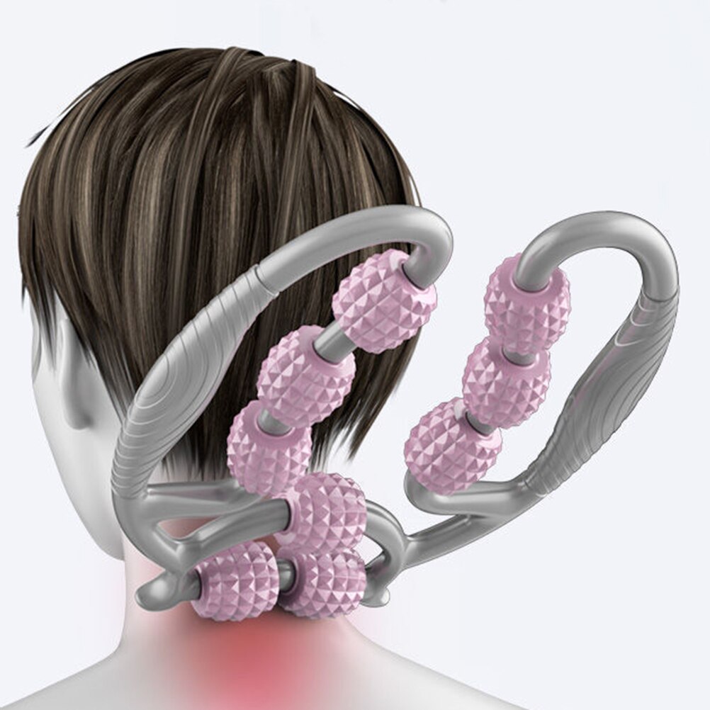 1Pc Plastic Leg Muscle Roller Massager Plastic Multipurpose Massager (Purple)