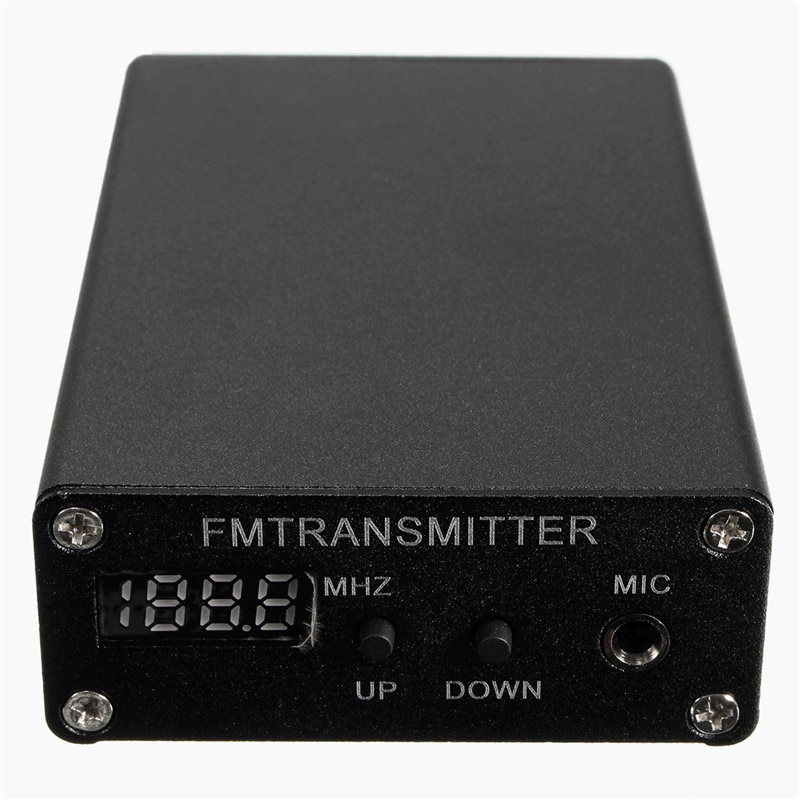 KROAK Black 5W Stereo Digital FM Transmitter FM Radio Transmitter Mini FM Radio Station