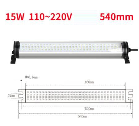 LED CNC machine tool lamp Tri-proof light(Waterproof, explosion-proof and dustproof: 15W110-220V