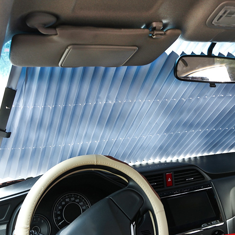 Suv vrachtwagen auto voorruit intrekbare zonneklep achterruit zonneklep blind zonneklep warmte-isolatie uv-gordijn 46/65/70cm