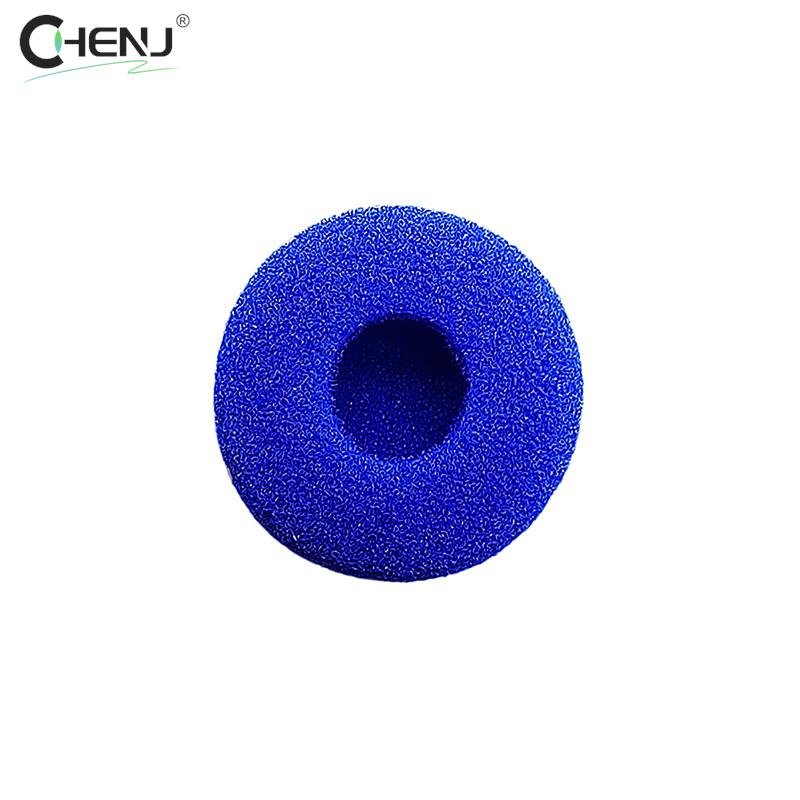 20 Stuks Oordopjes Covers Mp3 Mp4 Moblie Telefoon Ear Pads Voor Koptelefoon Foam 18Mm Spons Bluetooth Oortelefoon Vervanging: Sky Blue
