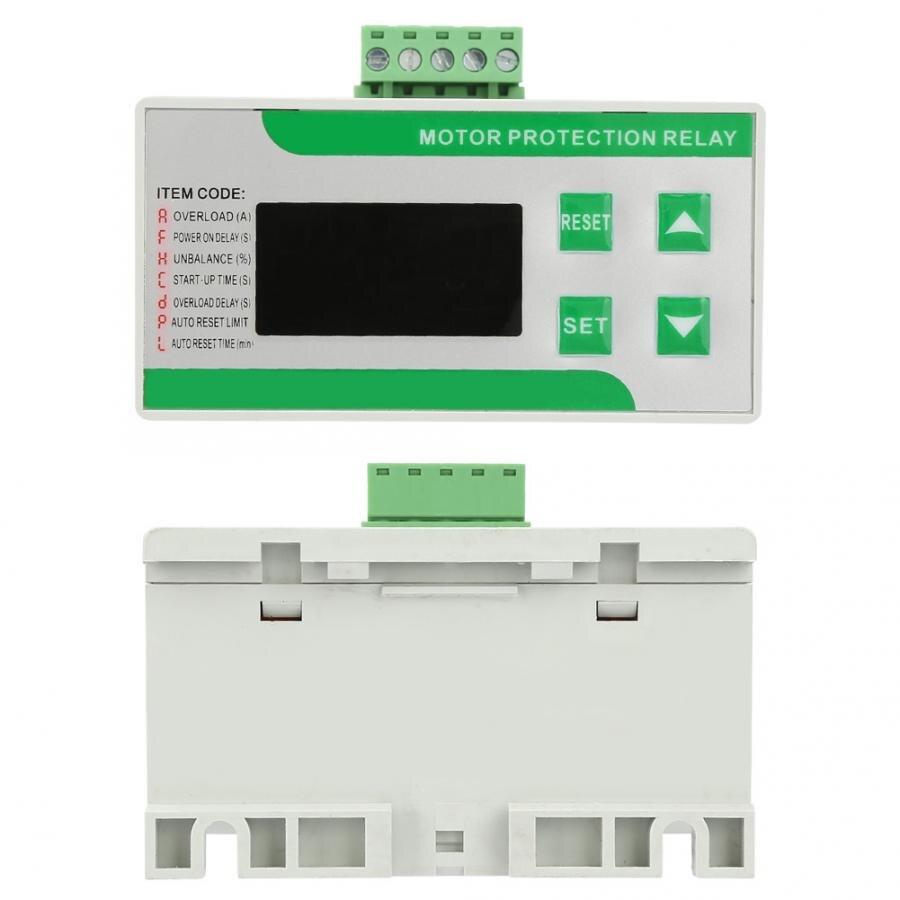 Mdb -201z 220/380v ac digital elektrisk motorbeskytter 2-99a overbelastning fasetap beskytter med vise