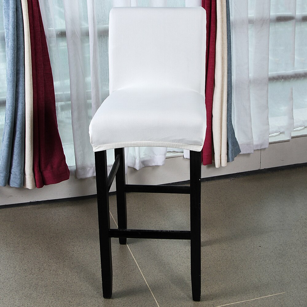 Juniune | stolbetræk solide sædebetræk til barstolstole hotelcover banketdekoration eller bar