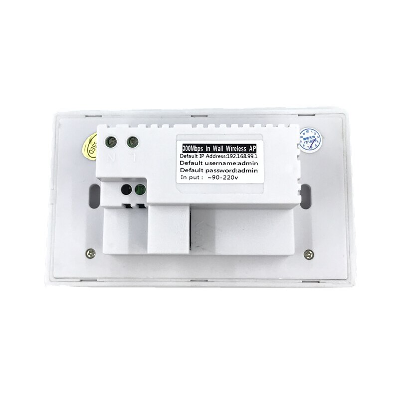 ANDDEAR-WiFi inalámbrico en la pared, cubierta de para habitaciones de Hotel, Mini enrutador AP de montaje en pared, punto de acceso, color blanco