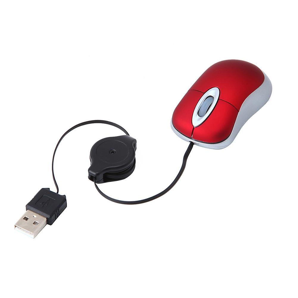 Universal- Teleskop 3 Tasten 1600DPI Computer Laptop USB Optische Mini Verdrahtete Maus