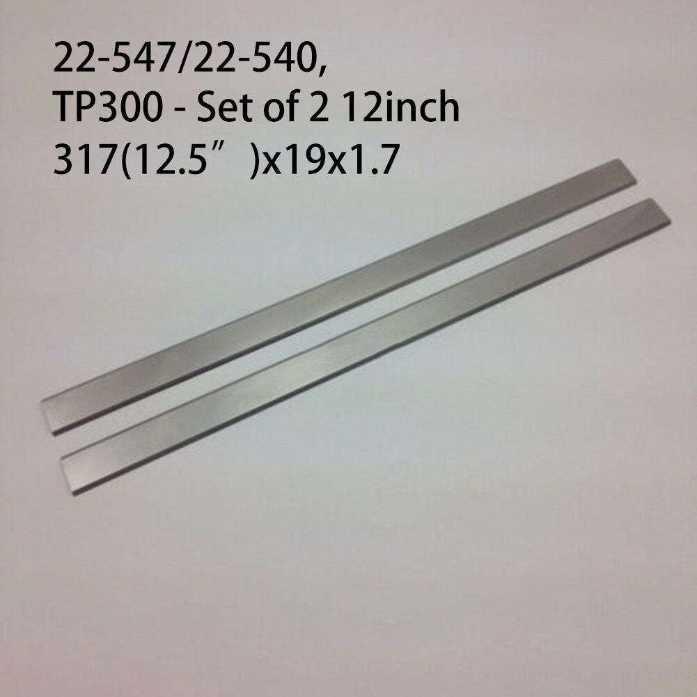 Replace Planer Knives Planer For Delta 22-540 TP300 2pcs 317X19X1.7mm Spare parts
