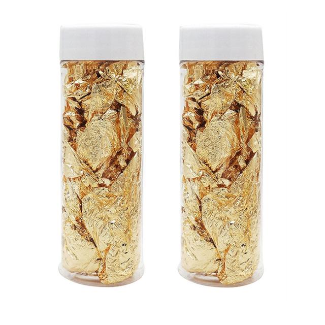 Goud Folie Van De Kaars 2G Wax Folie Handgemaakte Kaarsen Geurkaarsen Diy Materialen Mousse Folie Decoratie: 2pcs
