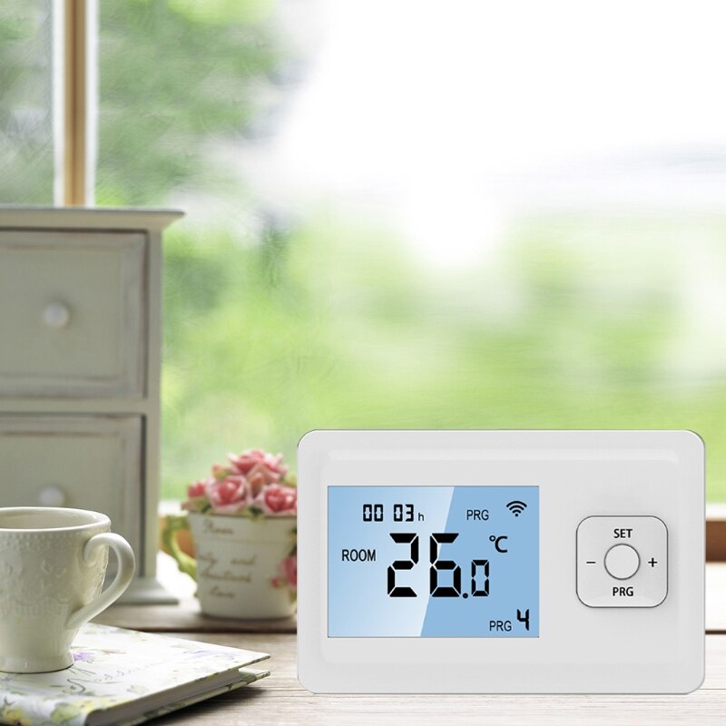 LCD Digital Wifi Heating Thermostat Programmable Wall-mounted Wireless Temperature Control Water Heating Temperature Controller