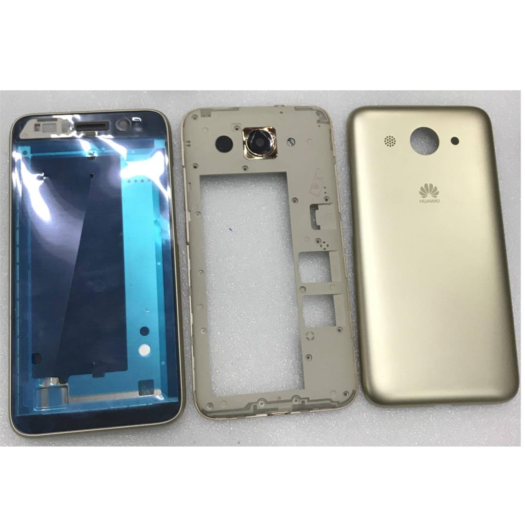 front lcd screen middle bezel Battery Door Back Cover Housing Case for Huawei Y3 /Y3 /Y5 lite 5.0"