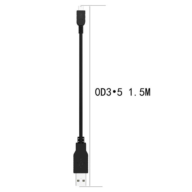 Cable de carga de datos USB duradero textura delicada Cable de carga de fuente de alimentación USB de 1,5 m para instrumentos de Texas TI-84 Plus CE/ti-nspire