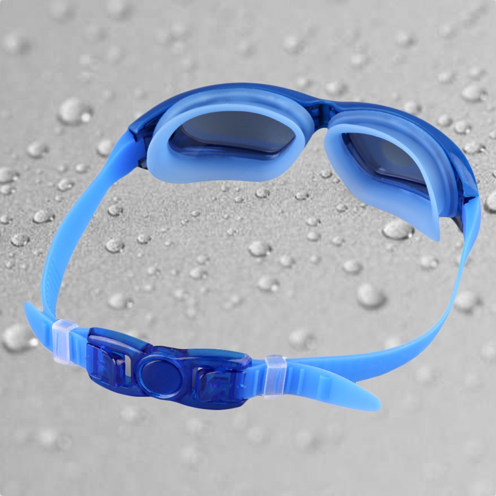 Resistance WaterProof Swim Glasses Electroplating AntiFog Swim Goggles Polycarbonate Lenses to Resist Impact