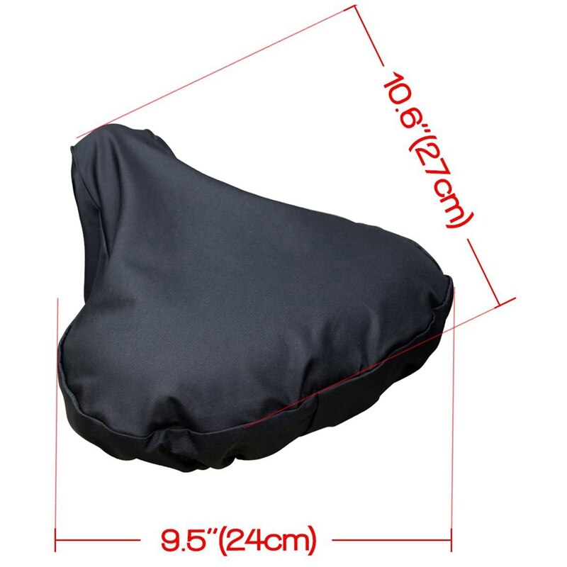 2 Packs Waterproof Bike Seat Rain Cover with Drawstring,Rain and Dust Resistant